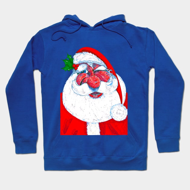 Santa Claus / St. Nick / Father Christmas Hoodie by DMcK Designs